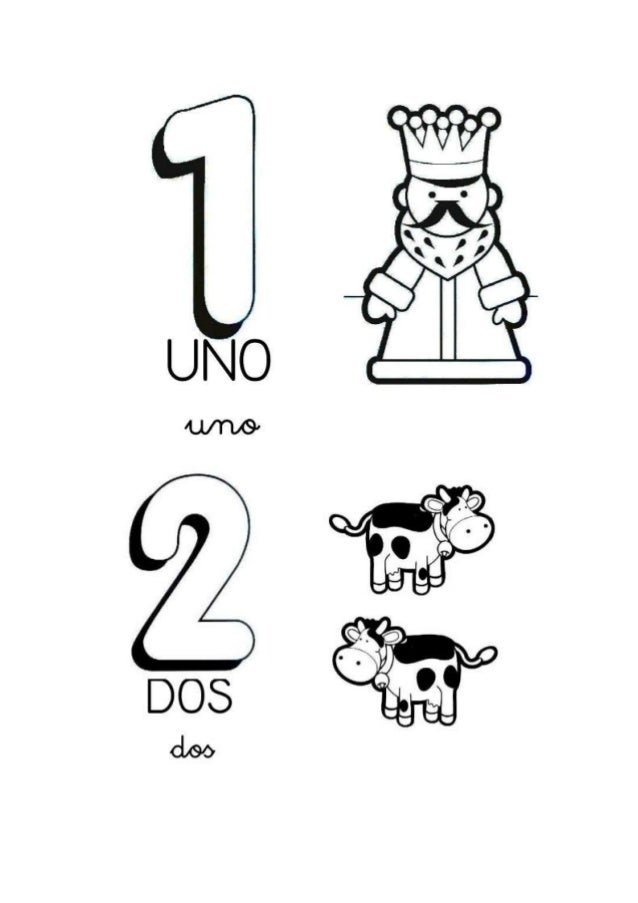 Los numeros para colorear del 1 al 10 - Imagui
