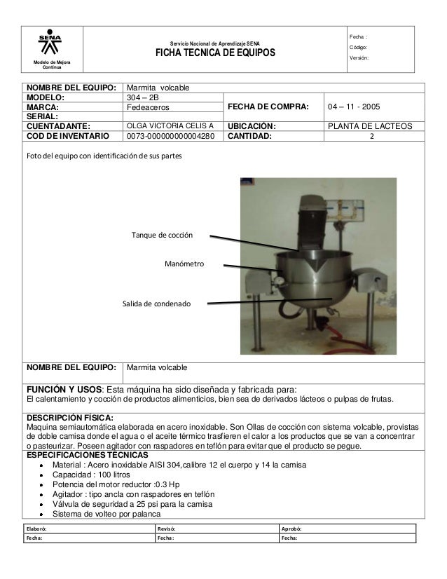 FICHA TECNICA EJEMPLO ficha tecnica ejemplo: