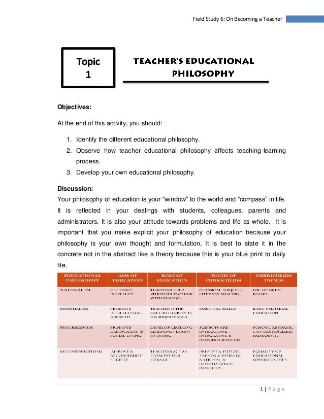 essay on becoming a teacher