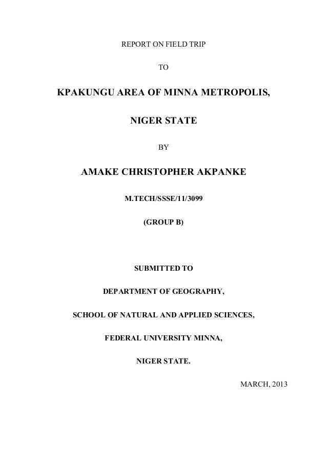write field trip report format for field trip report faculty trip report format