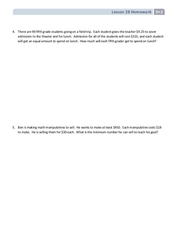 Eureka math grade 5 module 3 lesson 13 homework answers picture