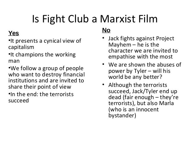 Fight club essay