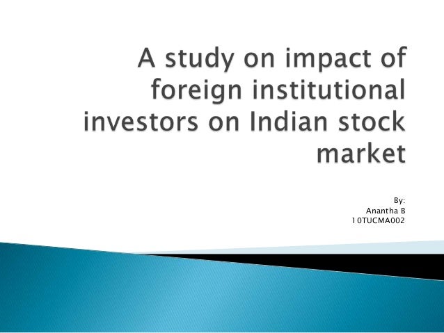 project on volatility in indian stock market