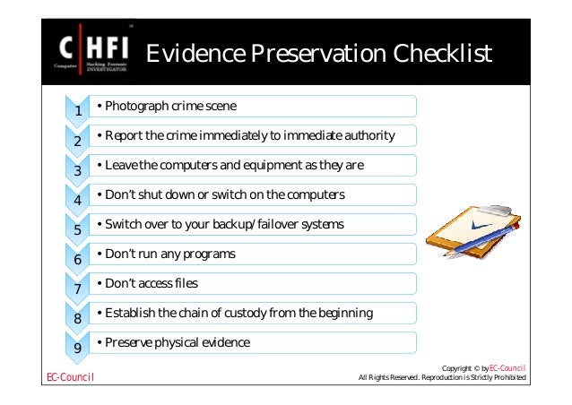 report scene crime forms