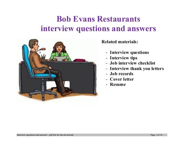 restaurant manager interview questions