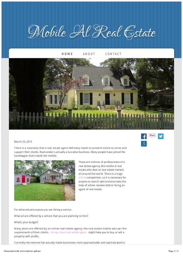 Mobile Al Real Estate