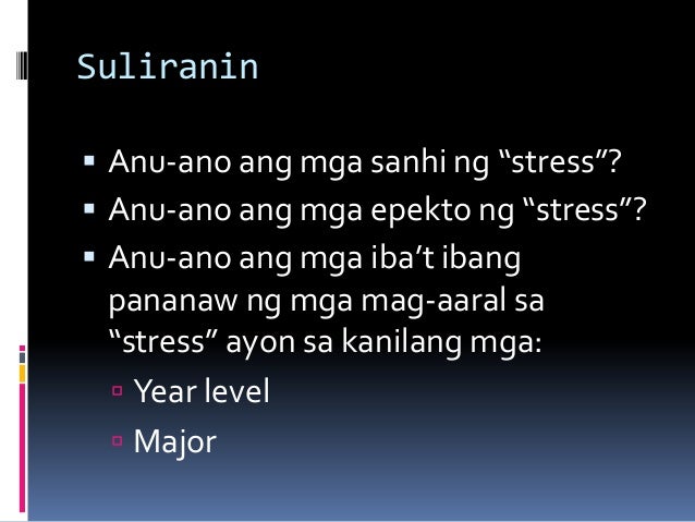 Research on stress among students picture