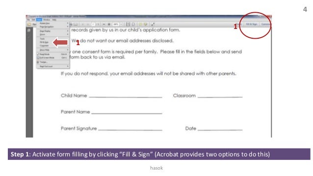 Adobe fill and sign pc
