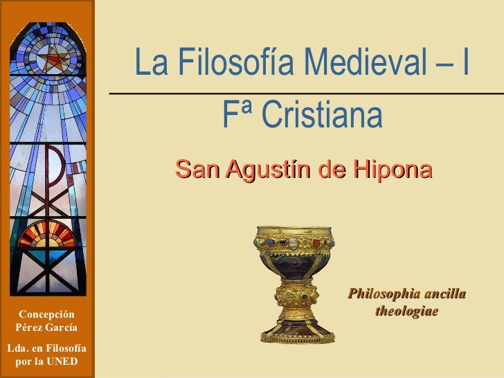 Filosof�a medieval. San Agust�n