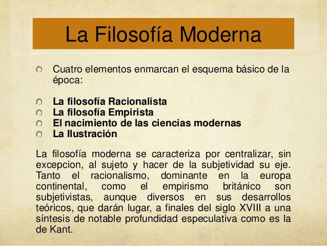 Resultado de imagen de edad moderna en filosofia