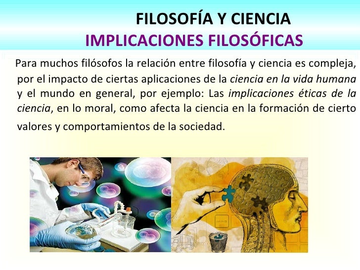 Filosofia y ciencia