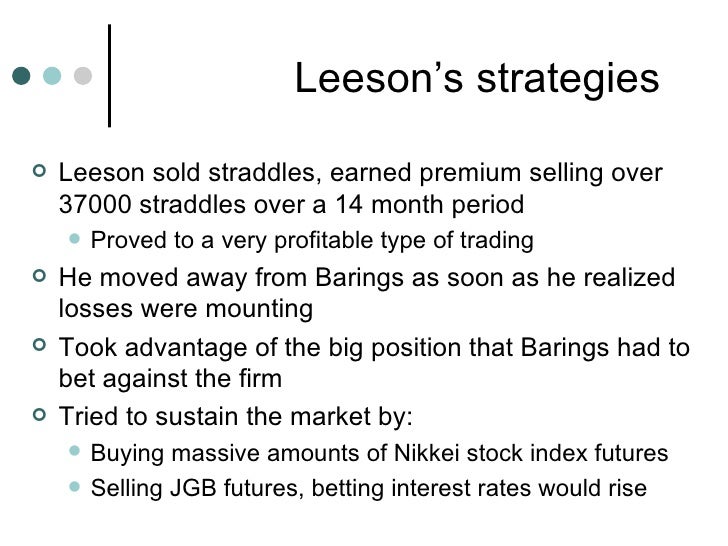 Barings bank crisis case study