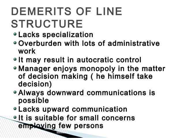 line and staff organisation structure pdf