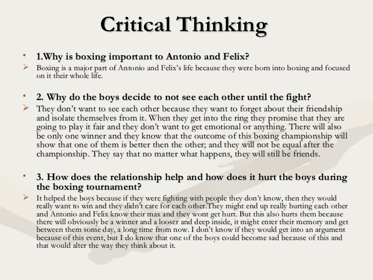 Amigo brothers test questions and answers pdf image