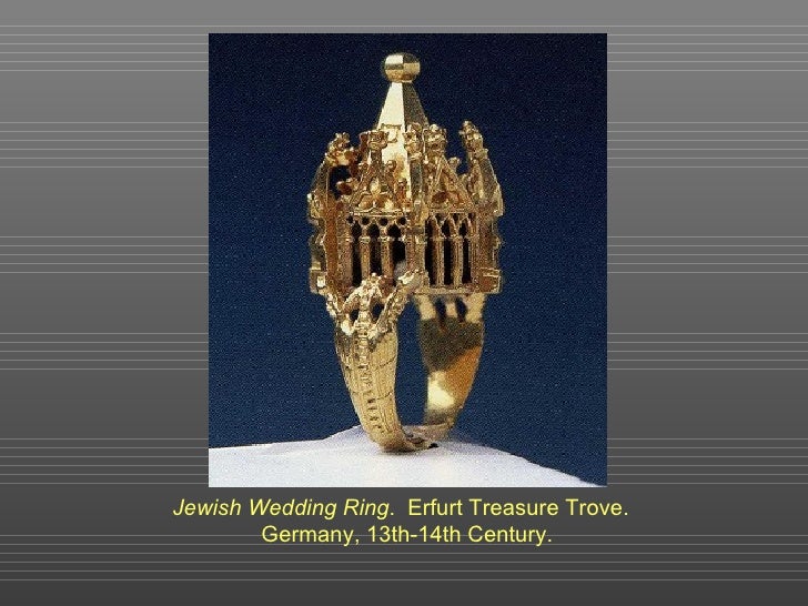 medival jewish wedding rings