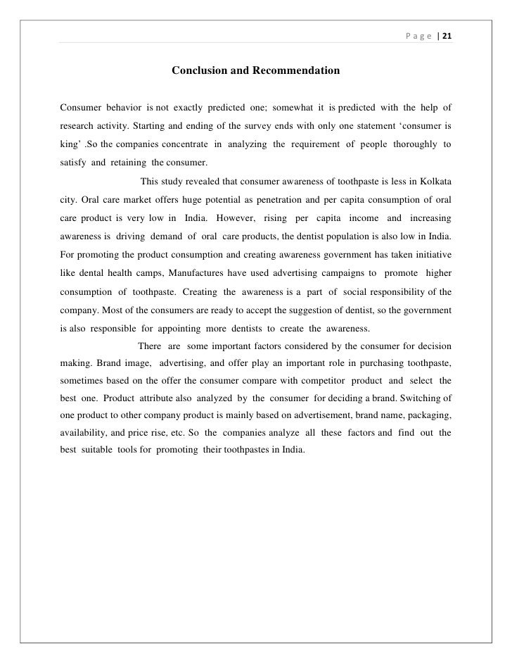 Dissertation consumer buying behavior