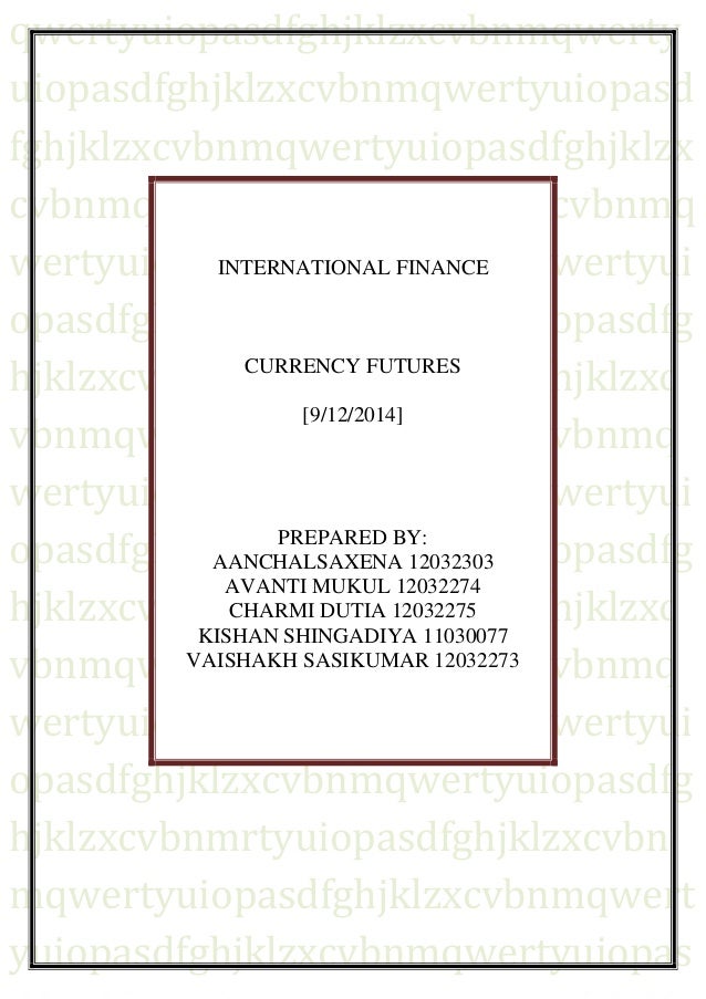 Foreign currency markets