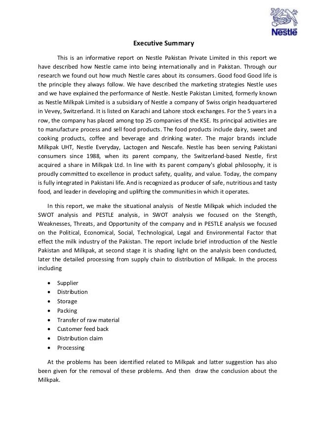report on nestle pakistan Nestle report 1 opportunities nestle in pakistan has a great opportunity for expanding its markets because in pakistan there is a large ready market. report on nestle pakistan Nestle report 1 opportunities nestle in pakistan has a great opportunity for expanding its markets because in pakistan there is a large ready market.