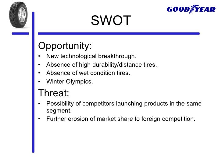 goodyear swot goodyear swot