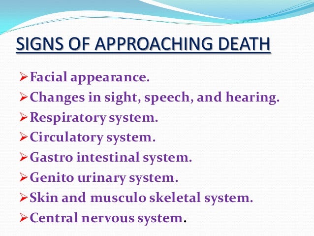signs is dying care of dying patient signs is dying care of dying patient
