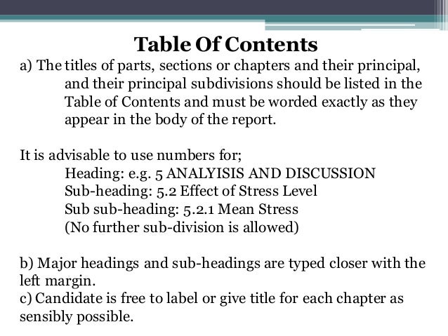 Dissertation learning points