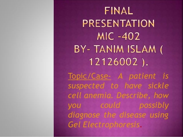 pediatric sickle cell anemia case study pediatric sickle cell anemia case study