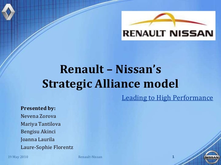 Nissan and renault case study #5