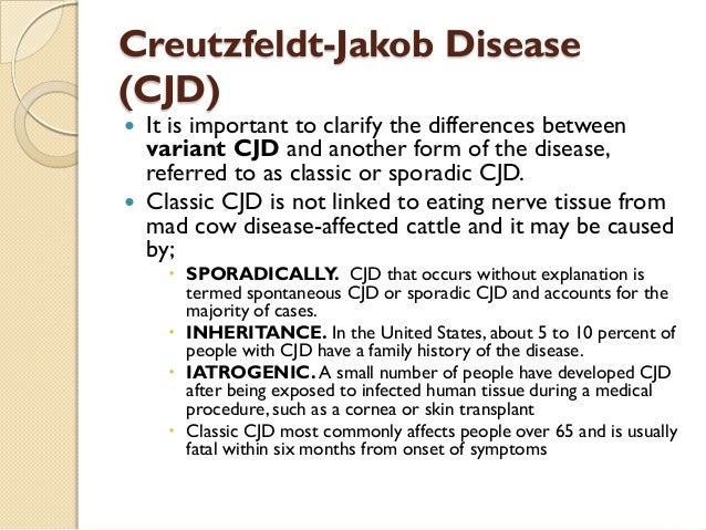 View Creutzfeldt-Jakob Disease (Cjd) In Humans Gif