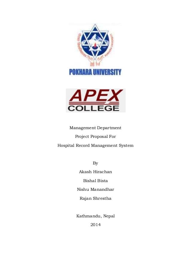 Patient Record Management System Project Proposal
