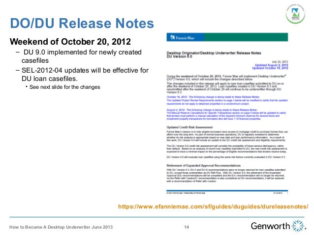 desktop underwriter 174 training webinar slides desktop underwriter