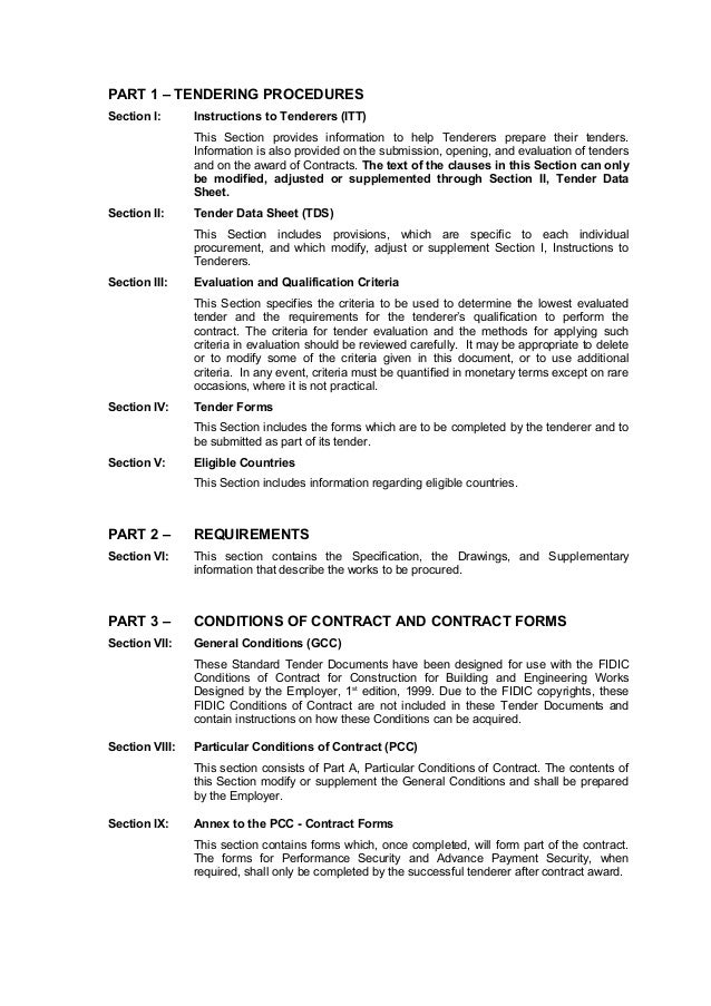 Final standard tender doc