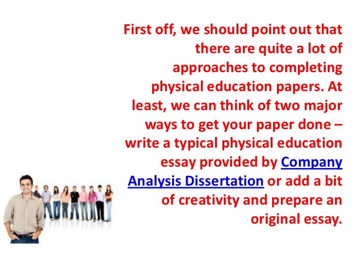 Ideas for dissertation topics in physical education