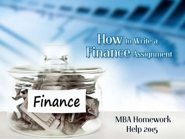 mba finance assignment help