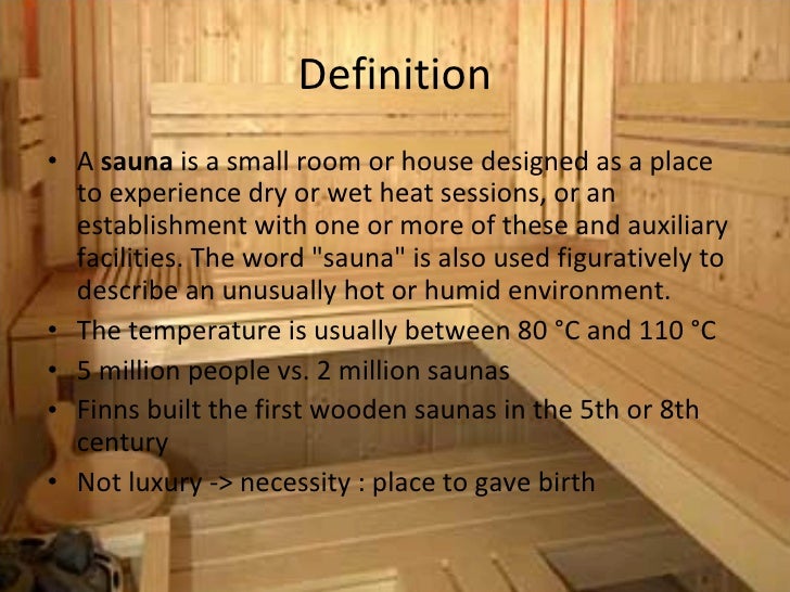 Finnish Sauna