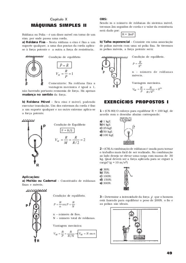 Alavancas fisica