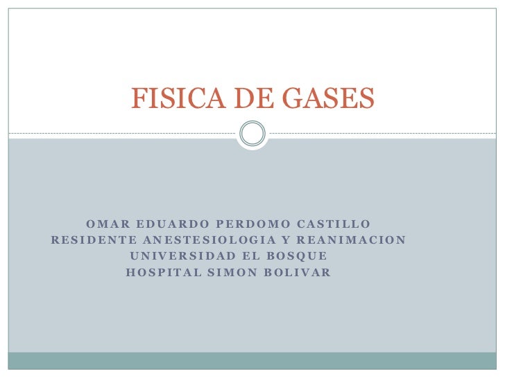 FISICA GASES fisica gases: