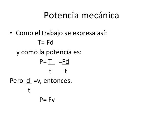 Fisica  problemas potencia mecanica resueltos y propuestos