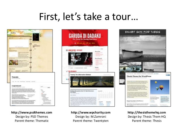 WordPress Child Themes and Thesis - kristarella com