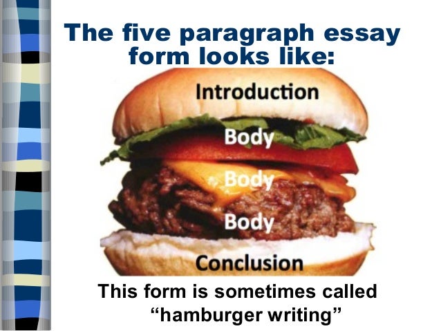 How to write an essay hamburger