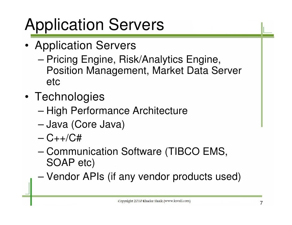 Low latency trading system architecture