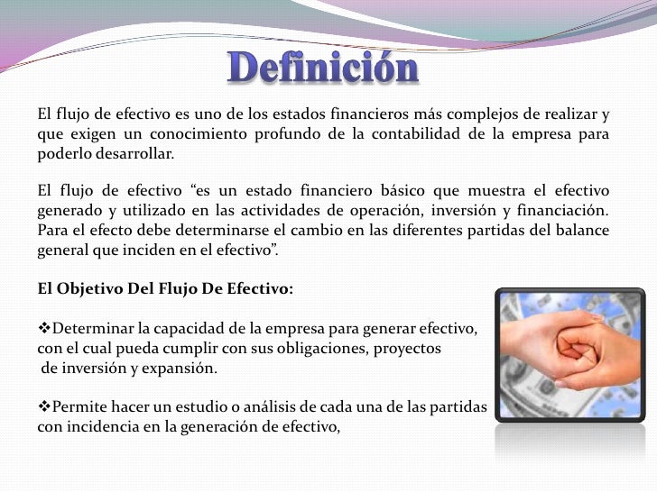flujo de efectivo estado de flujo de efectivos