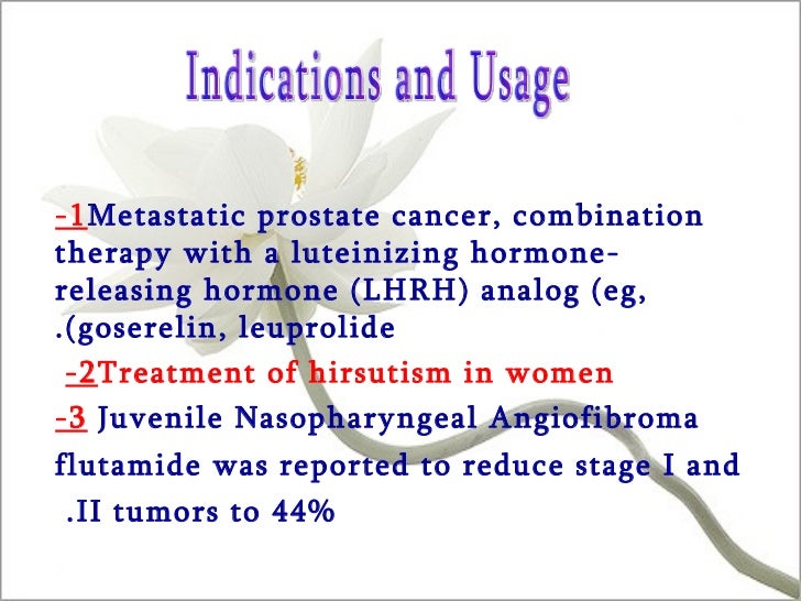 flutamide treat prostate cancer