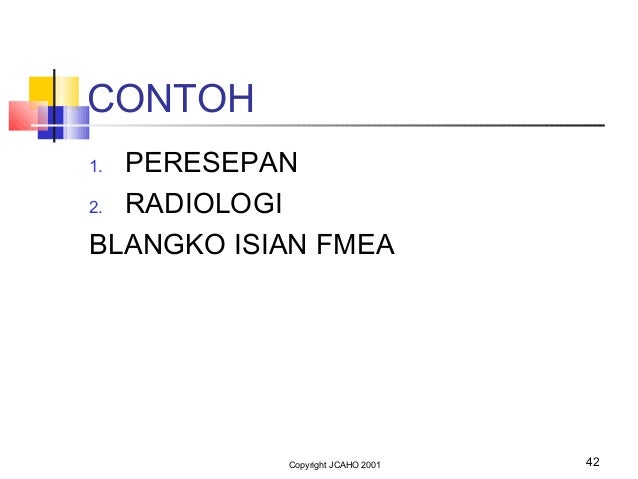 Fmea untuk akreditasi