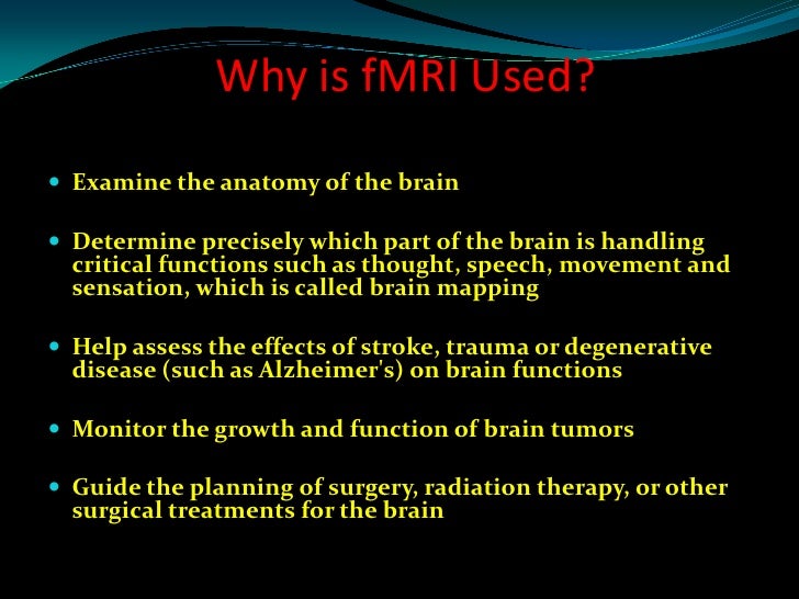 fMRI Presentation