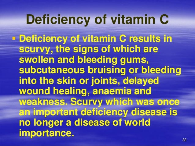 Vitamin C Deficiency Symptoms In Guinea Pigs