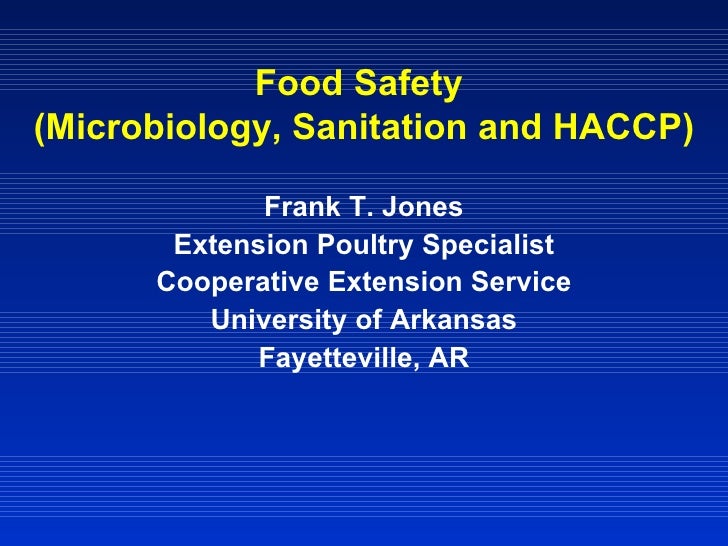 food safety specialist