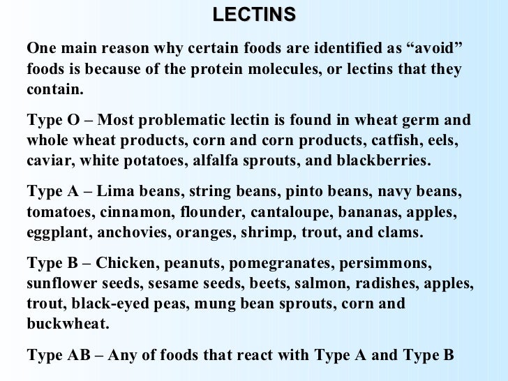 Foods For Your Blood Type