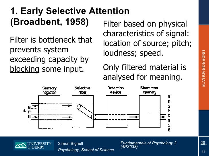 Attention Fundamentals of Psychology 2 Lecture 8