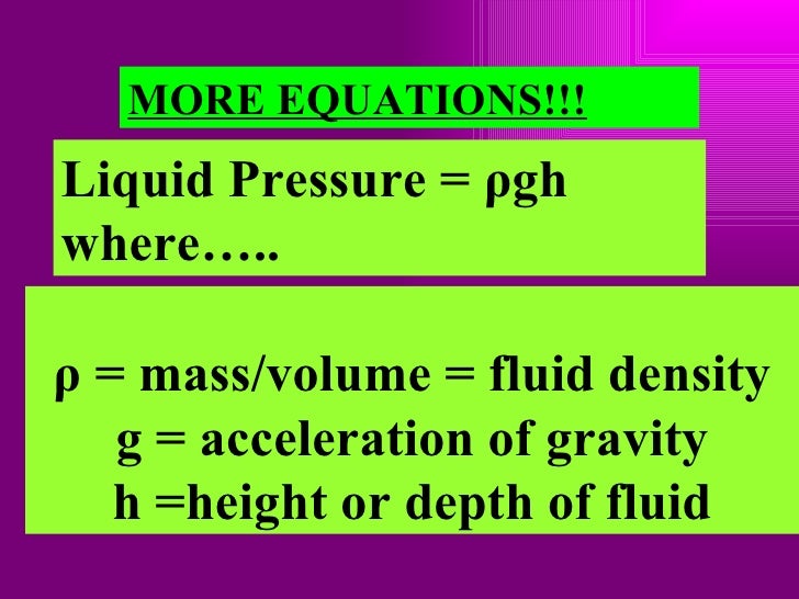 Force pressure n 3 principles