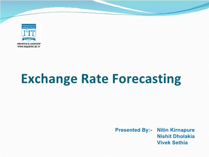 Forex forecasting techniques
